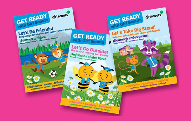 Three daisy booklets