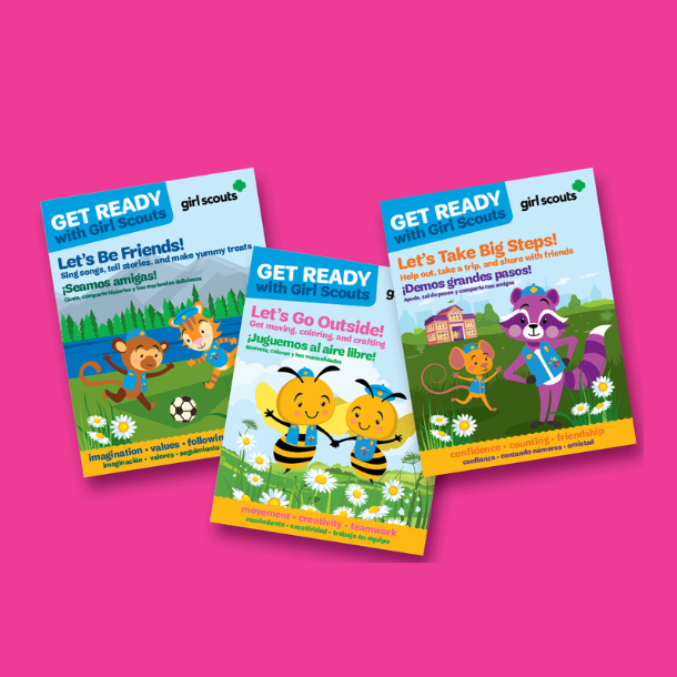 Three daisy booklets